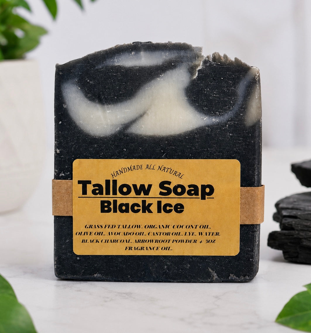 Tallow Soap- Black Ice