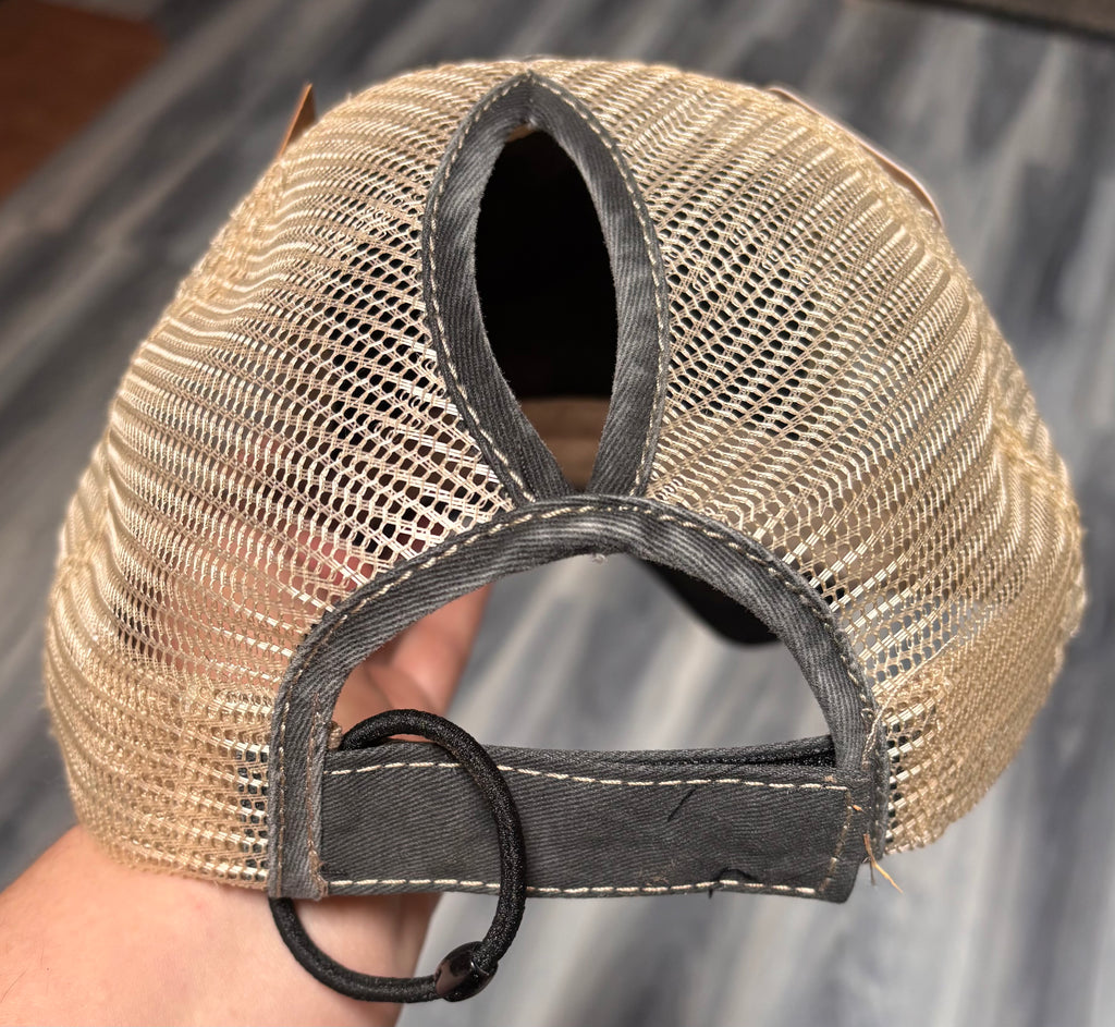 Baseball Junkie Pony Tail Cap