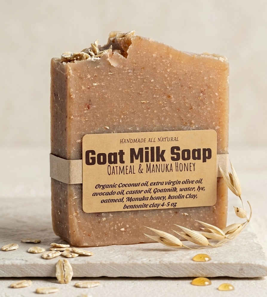 Oat Milk Soap Oatmeal & Manuka Honey